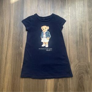 Ralph Lauren Navy Blue Kids Casual Dress